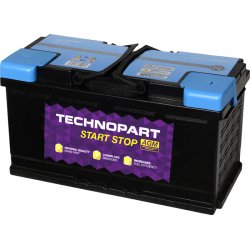 Technopart 019 AGM Car Battery AGM019ZS - 3YR Guarantee