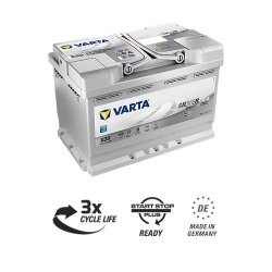 Varta E39 AGM Silver Dynamic Battery 096AGM - 3 Year Guarantee