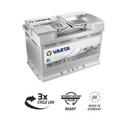 Varta A7 (E39) AGM Silver Dynamic Battery 096AGM
