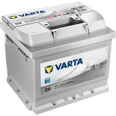Varta C6 Silver Dynamic Battery 063 - 5 Year Guarantee