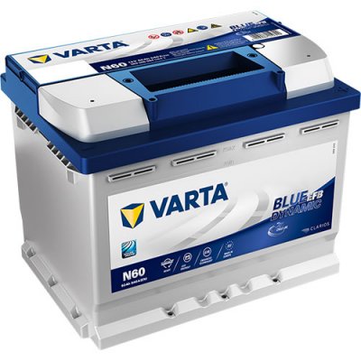 Varta N60 EFB Blue Dynamic Battery 027EFB - 3 Year Guarantee
